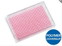 88416-90 μ-Plate 384 Well Clear ibiTreat, Bulk Box 90: #1.5 polymer coverslip, tissue culture-treated, clear plate, sterilized, individually packed ( 90 pcs/pkg )